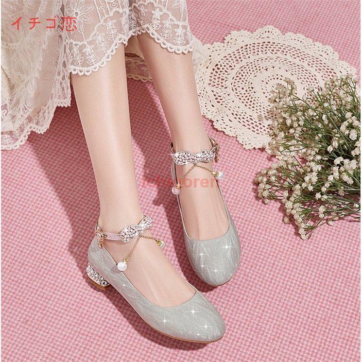 子供靴 フォーマル靴 ピアノスパンコール リボンフォーマルシューズ フォーマル靴 発表会 結婚式 卒業..