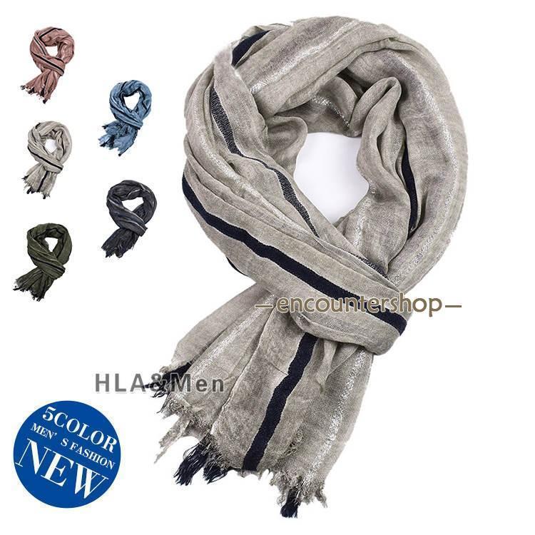 ストール マフラー メンズ ロングマフラー カラフル ロング カジュアル 防寒 おしゃれ