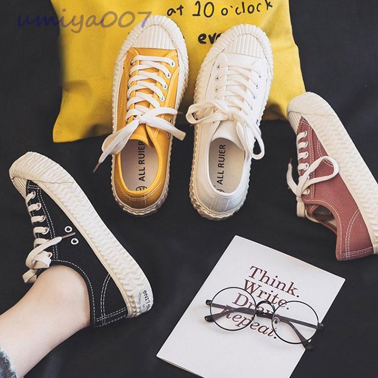 スニーカー　靴　レディースシューズ　スケートボードシューズ　春夏秋冬　オールシーズン　レディース..