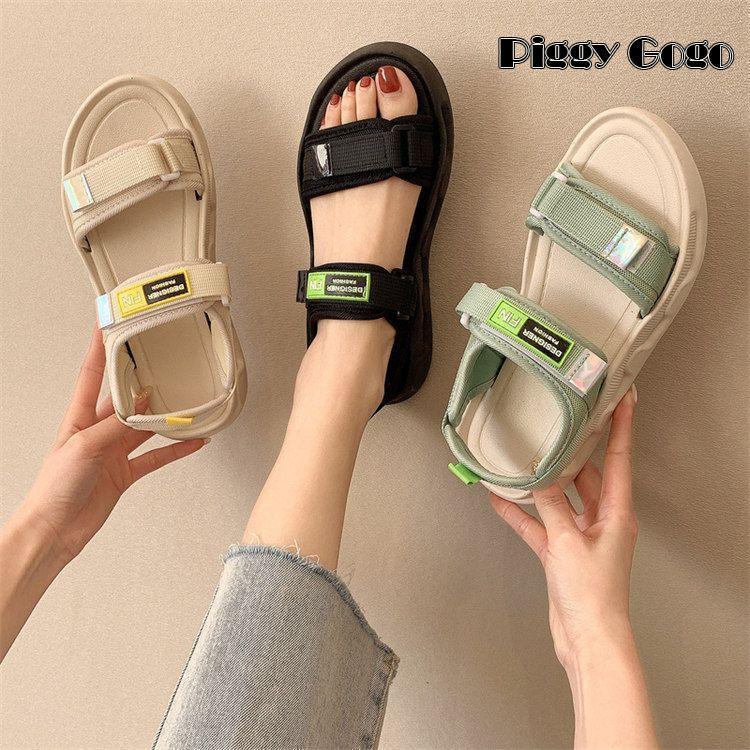 サンダル レディース 夏サンダル 厚底防水台 サマーサンダル 美脚 歩きやすい スポーツサンダル 美脚 夏 3cm厚底のソール 2023 新作