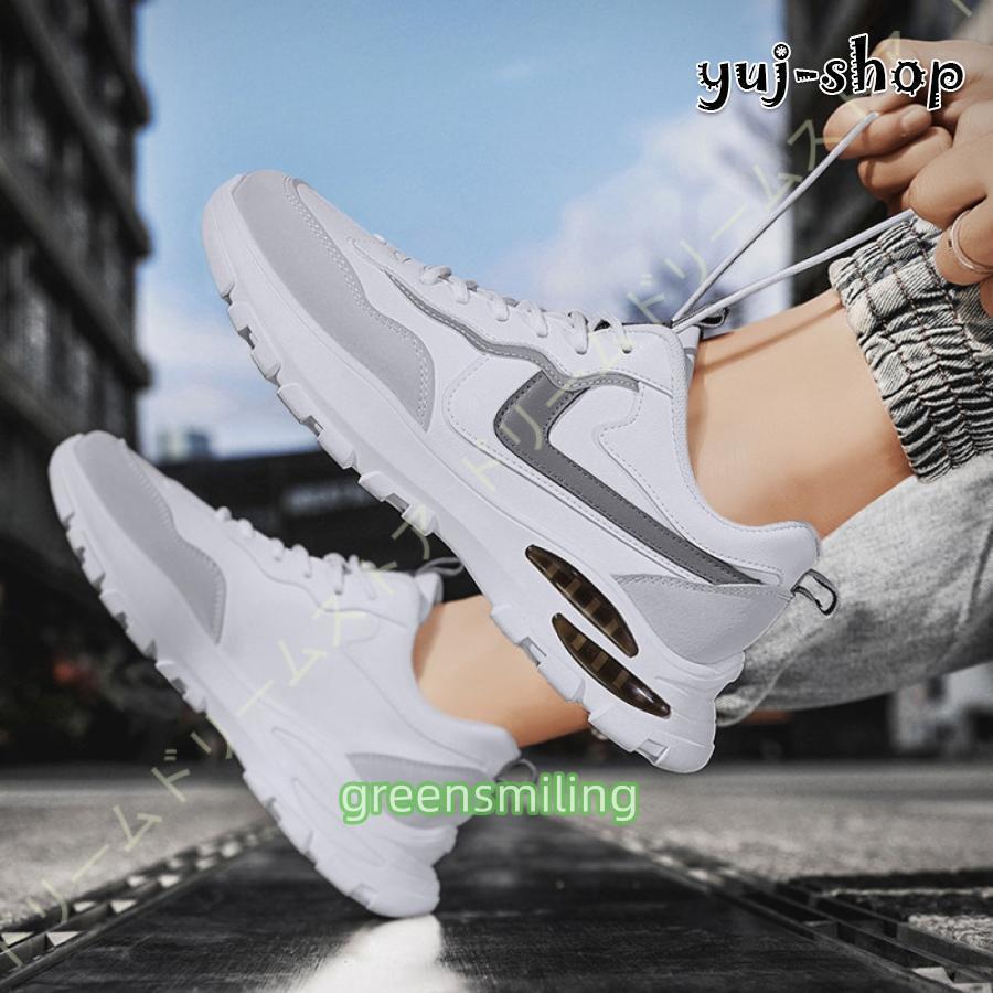 スケートボードシューズ カジュアル スニーカー デッキシューズ メンズ 革靴 歩きやすい レースアップ ..