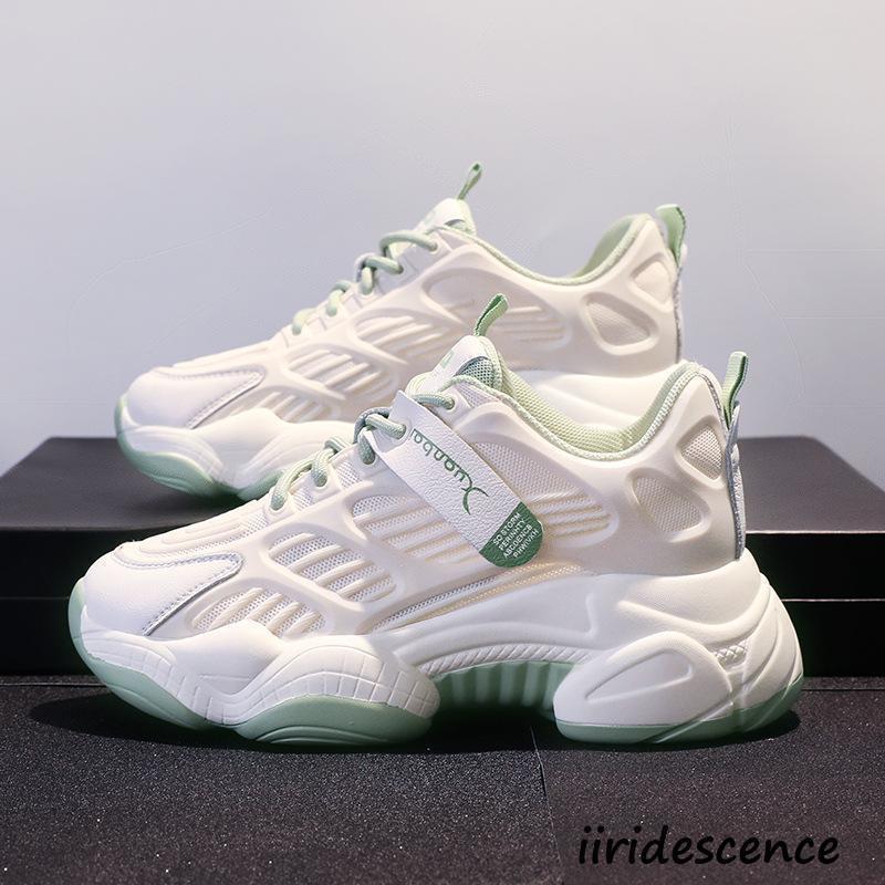 厚底スニーカー レディース ダッドスニーカー スニーカー スニーカー 韓国 ウォーキングシューズ 厚底 スニーカー 靴 白 黒 かわいい 滑らない