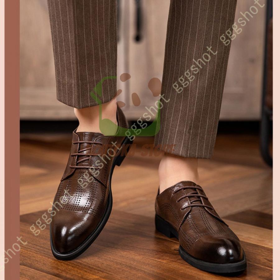 ビジネスシューズメッシュサンダルメ...