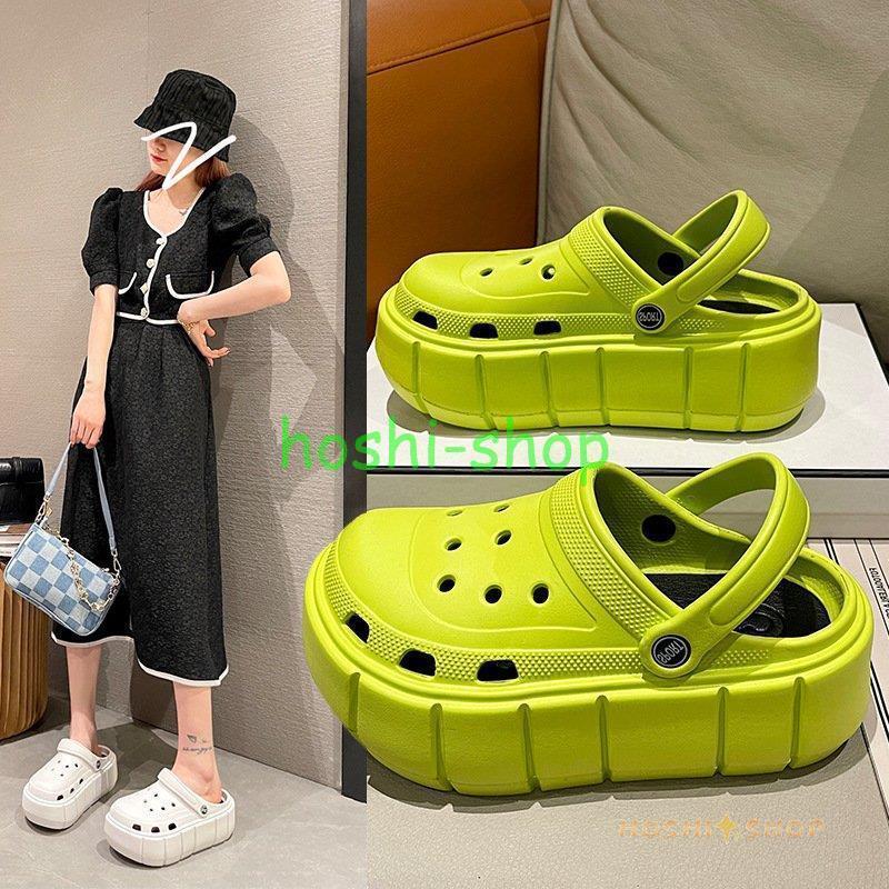 厚底サンダル サンダル 軽量 スリッパ メンズ レディース クロッグ サボ ビーチ サンダル 速乾 かかとなし スリッポン