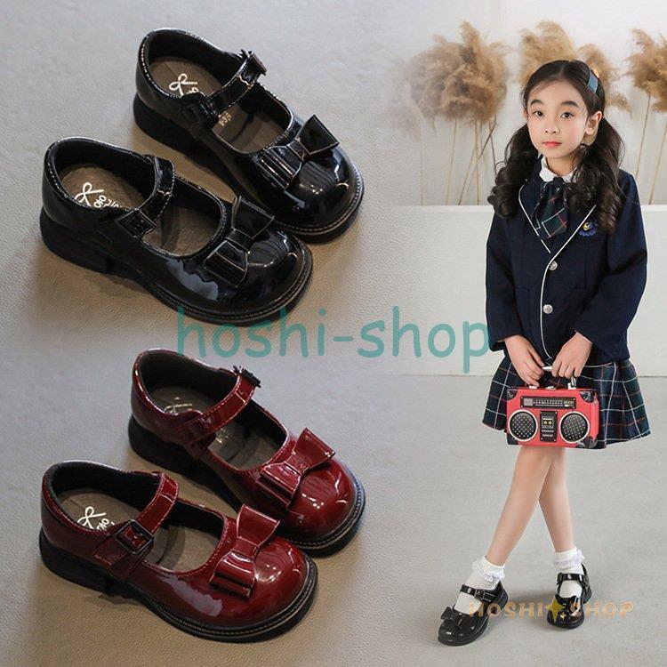 子供靴 キッズ 靴 女の子 フォーマル靴 お姫様靴 蝶結び 履きやすい カワイイ オシャレ 小学生 中学生 ..