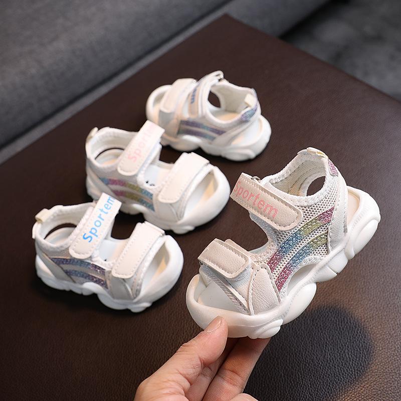 子供靴 サンダル 靴 男の子 女の子 ベビー キッズ ジュニア 夏 子供サンダル 履きやすい 滑りにくい カ..