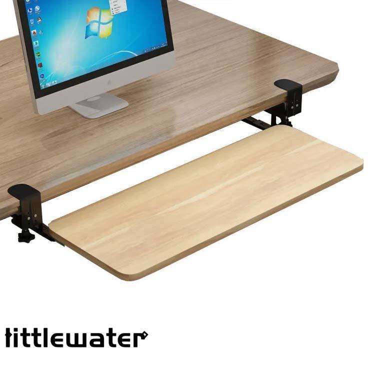 キーボードスライダー 収納 スライド式 キーボードトレイ デスク収納 pcデスク パソコン キーボードテ..