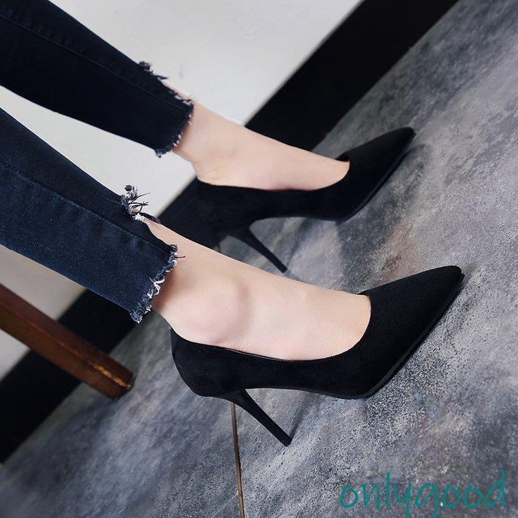 パンプスハイヒールポインテッドトゥ...