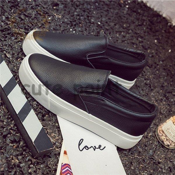 スニーカー 厚底 スリッポン PU レディース シューズ スニーカーシューズ フラットシューズ くつ カジュアル 春 夏