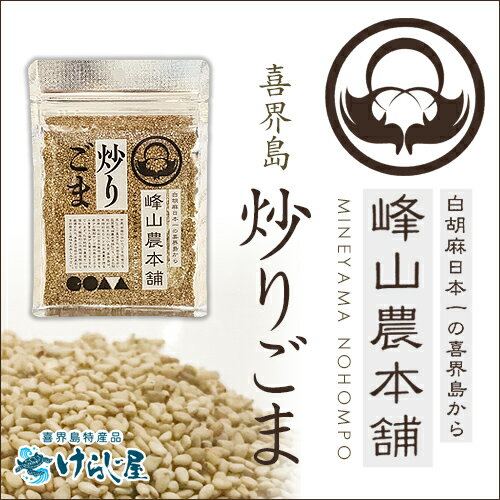 喜界島ごま　炒りごま(いりごま)40g【ミネックス(峰山農本舗)】