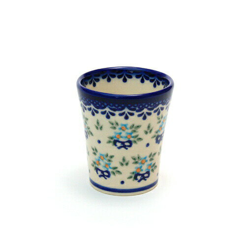 ワインカップ[V059-U053]【ポーリッシュポタリー[ポーランド食器・陶器]ケルセン】電子レンジ対応 プレゼント ギフト 贈り物 マグ 湯呑み