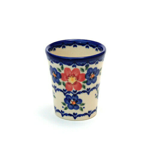 ワインカップ[V059-U072]【ポーリッシュポタリー[ポーランド食器・陶器]ケルセン】電子レンジ対応 プレゼント ギフト 贈り物 マグ 湯呑み