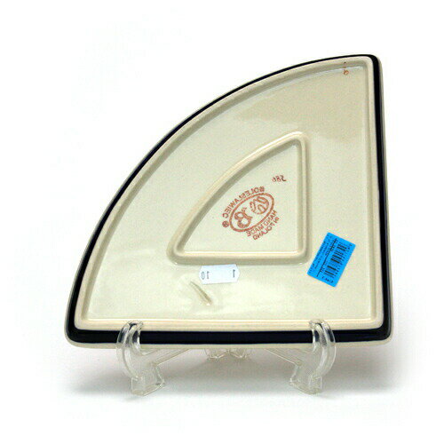 ピザプレート1/4[Z1830-41]【ポーリッシュポタリー[ポーランド食器・陶器]】Z 洋食器 プレート 花柄 おしゃれ かわいい 電子レンジ対応 食洗機対応