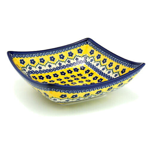 Rakuten - タフィーボウル20×20cm[V161-U199]【ポーリッシュポタリー[ポーランド食器・陶器] ケルセン】電子レンジ対応 プレゼント ギフト