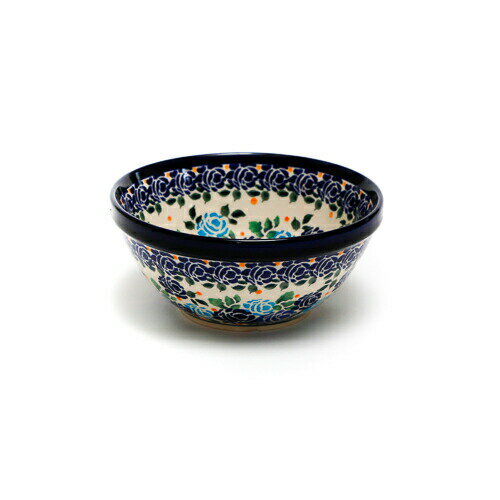 ボウルφ15cm[Z848-DU177]【ポーリッシュポタリー[ポーランド食器・陶器]】サラダボウル 煮物椀 花柄 プ..