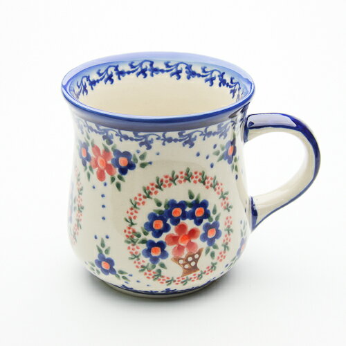 Rakuten - マグカップ[V053-A063]【ポーリッシュポタリー[ポーランド食器・陶器]】 電子レンジ対応 プレゼント ギフト コーヒーカップ ティーカップ