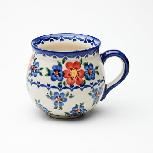 Rakuten - ポーリッシュマグ・大[V352-U072]【ポーリッシュポタリー[ポーランド食器・陶器] ケルセン】電子レンジ対応 プレゼント ティーカップ