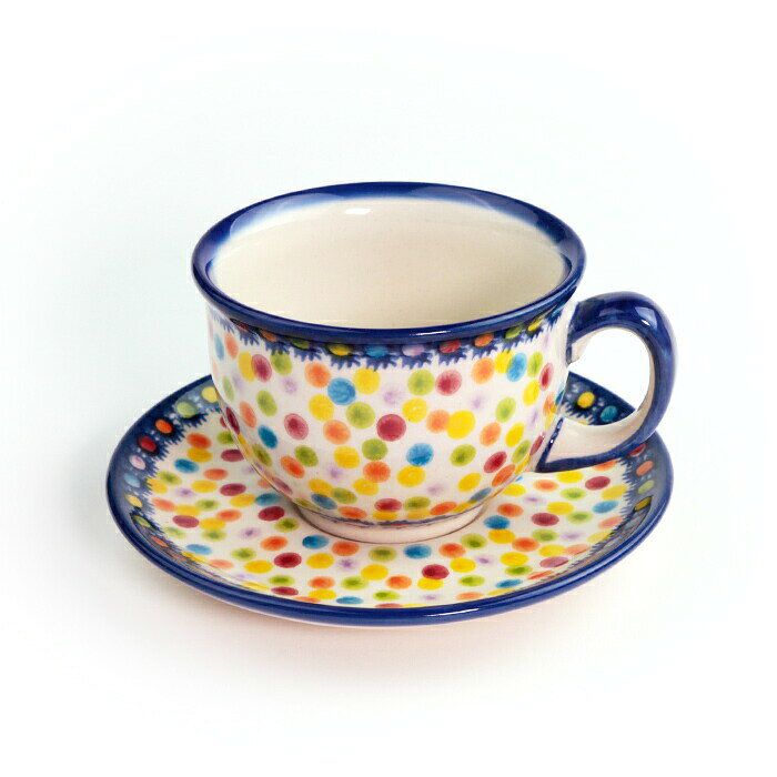 Rakuten - カップ＆ソーサー[V033-C133]【ポーリッシュポタリー[ポーランド食器・陶器]】 コーヒーカップ ティーカップ