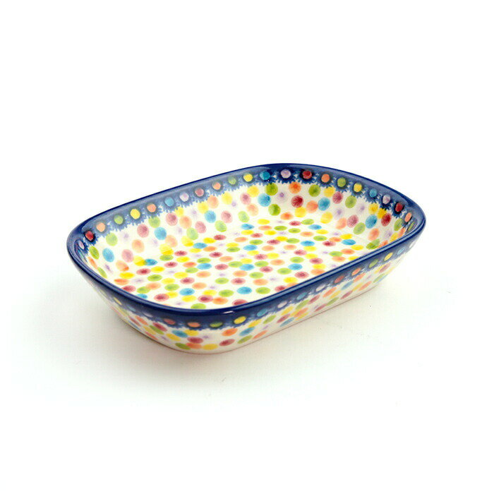 方盤 - オリーブ皿[V172-C133]【ポーリッシュポタリー[ポーランド食器・陶器] ケルセン】電子レンジ対応 プレゼント ギフト 贈り物 プレート