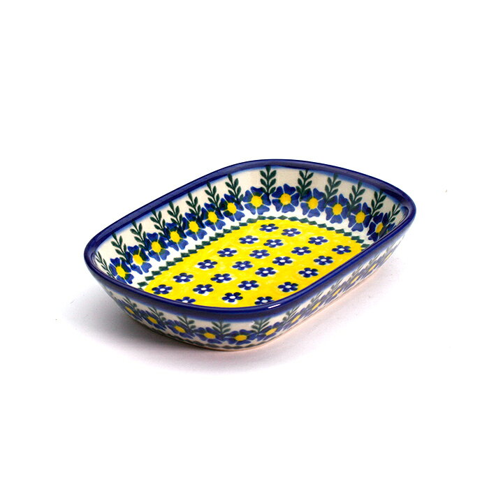 Square Plates - オリーブ皿[V172-U198]【ポーリッシュポタリー[ポーランド食器・陶器] ケルセン】電子レンジ対応 プレゼント ギフト 贈り物 プレート