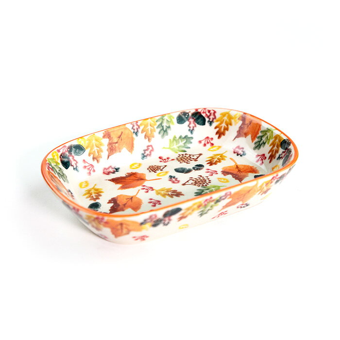 Rakuten - オリーブ皿(V172-U634)【ポーリッシュポタリー[ポーランド食器・陶器]ケルセン】電子レンジ対応 プレゼント ギフト 贈り物 プレート