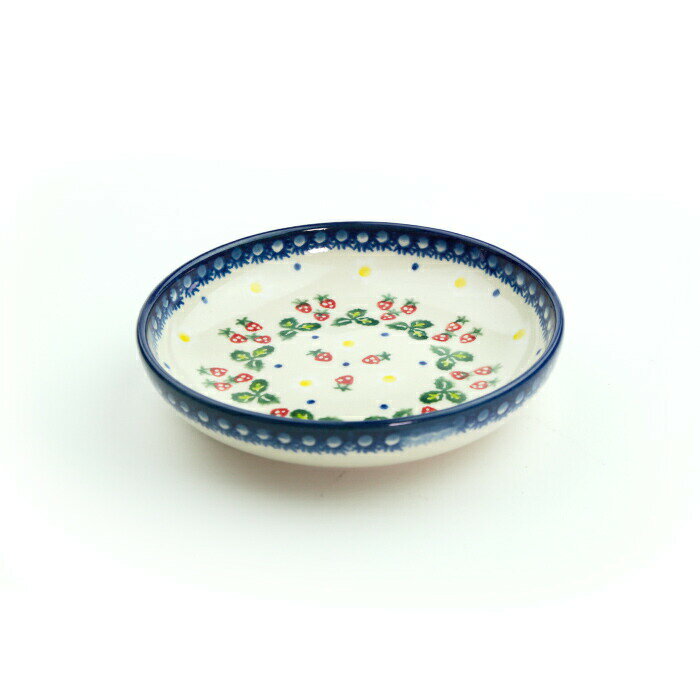 銘々皿[V438-B264]【ポーリッシュポタリー[ポーランド食器・陶器] ケルセン】電子レンジ対応 小皿 プレゼント 贈り物 ギフト