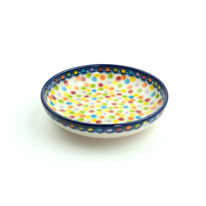Rakuten - 銘々皿[V438-C133]【ポーリッシュポタリー[ポーランド食器・陶器] ケルセン】電子レンジ対応　小皿　プレゼント　贈り物　ギフト