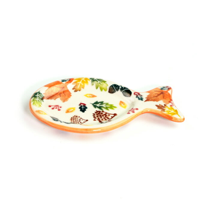 Rakuten - 小魚トレイ(V441-U634)【ポーリッシュポタリー[ポーランド食器・陶器]ケルセン】電子レンジ対応 プレゼント ギフト 贈り物 小皿