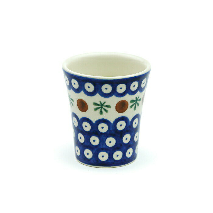 ワインカップ[V059-T002]【ポーリッシュポタリー[ポーランド食器・陶器]ケルセン】電子レンジ対応 プレゼント ギフト 贈り物 マグ 湯呑み