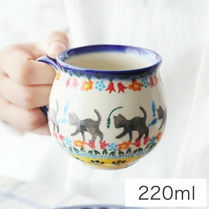 楽天市場】ポーリッシュポタリー 猫（キッチン用品・食器・調理器具