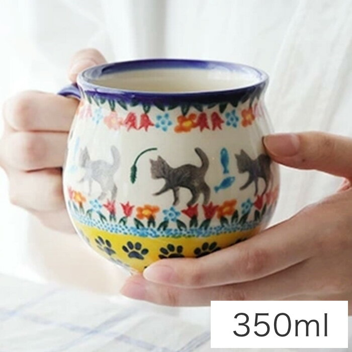 楽天市場】ポーリッシュポタリー 猫（キッチン用品・食器・調理器具