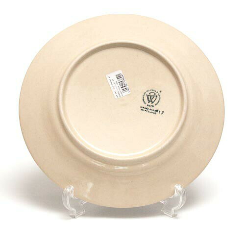 ディナープレートφ25cm[W208-132]【ポーリッシュポタリー[ポーランド食器・陶器]】 洋食器 プレート 花柄 おしゃれ かわいい 電子レンジ対応 食洗機対応 大皿