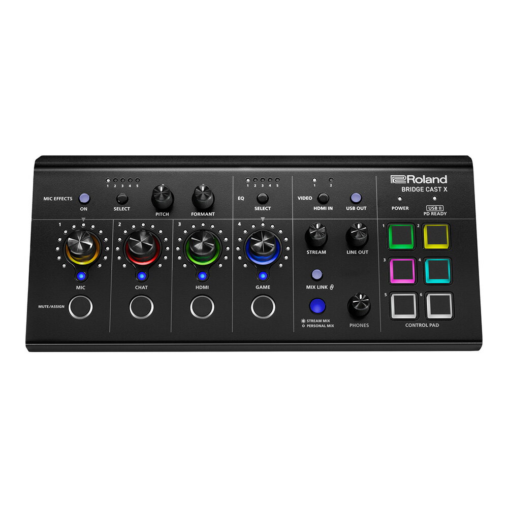 Roland BRIDGE CAST X Dual Bus Streaming Mixer and Video Capture