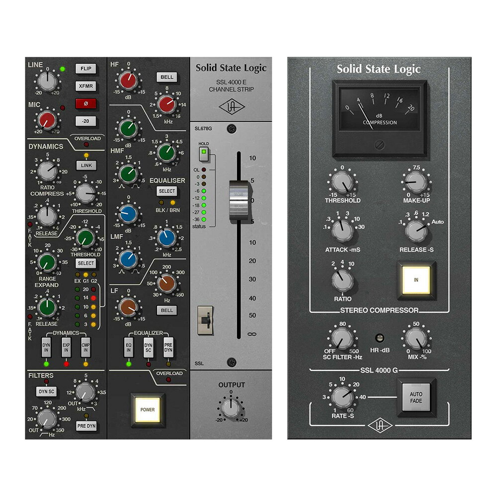 UNIVERSAL AUDIO SSL 4000 Series Console Bundle 【ダウンロード版/メール納品】