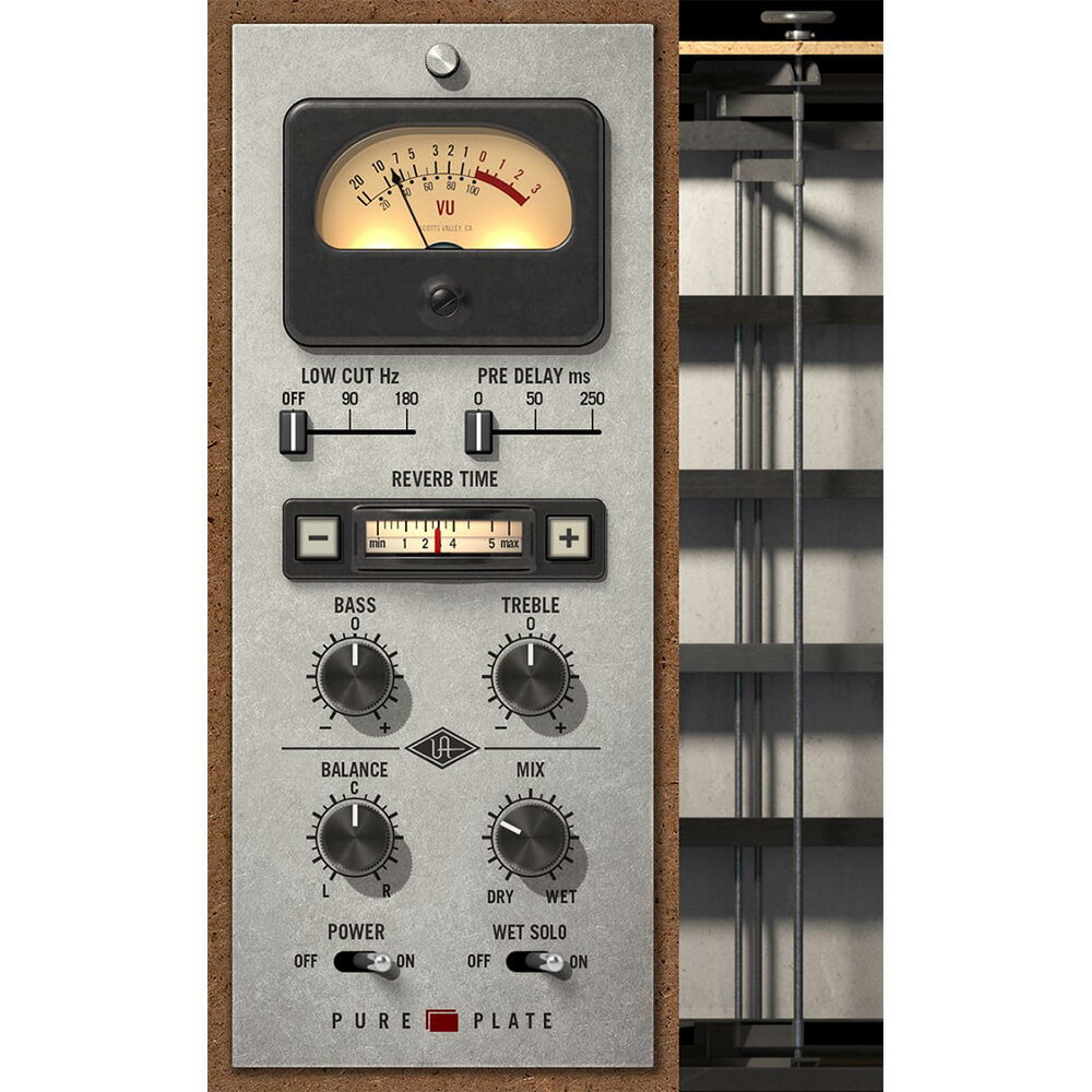 UNIVERSAL AUDIO Pure Plate Reverb 【ダウンロード版/メール納品】【Black Friday！最大85％OFF！～11..