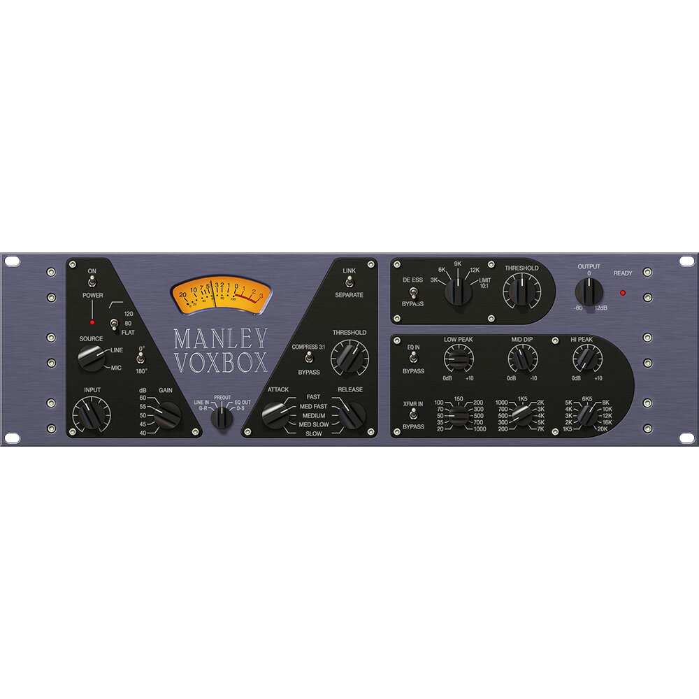 UNIVERSAL AUDIO Manley VOXBOX Channel Strip 【ダウンロード版/メール納品】【Black Friday！最大85％OFF！～11/30】