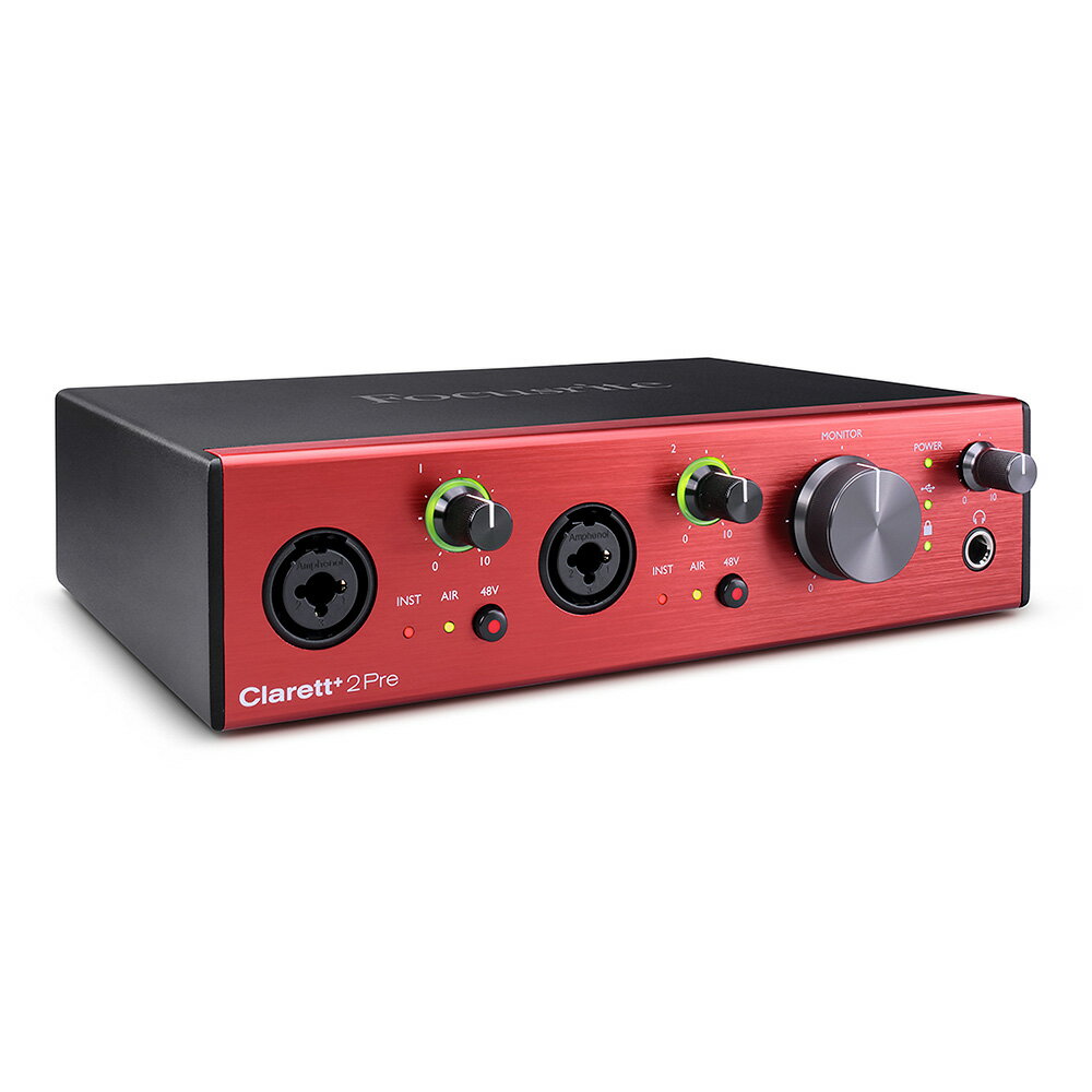 Focusrite Clarett+ 2Pre フォーカスライト オーディオインターフェース