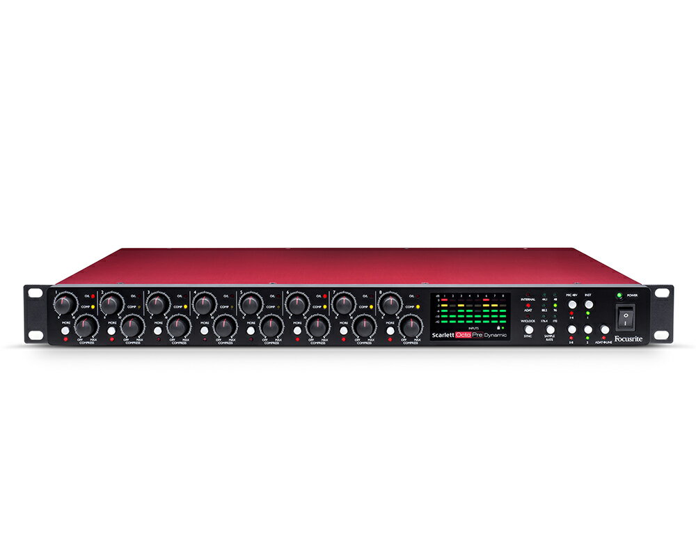 Focusrite Scarlett Octpre Dynamic フォーカスライト マイクプリアンプ