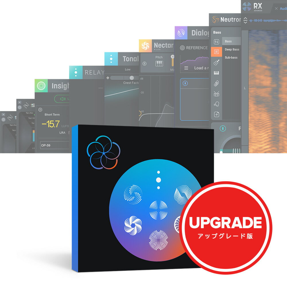 iZotope RX Post Production Suite 7.5: Upgrade from RX 1-10 Standard【ダウンロード版/アップグレード版/メール納品】