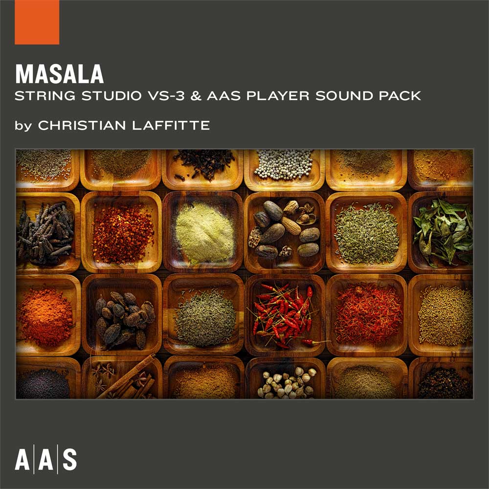 【ダウンロード商品/メール納品】 AAS String Studio and AAS Player sound pack : Masala
