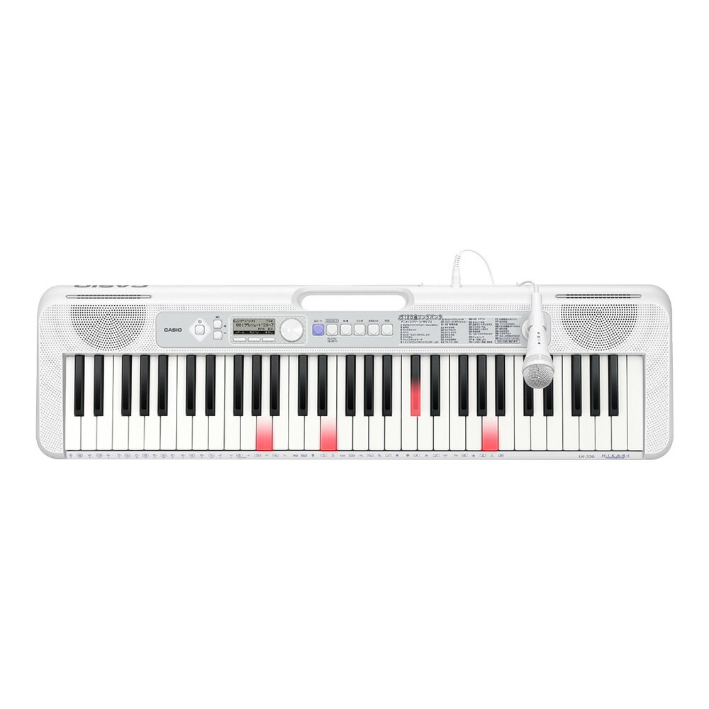 CASIO Casiotone LK-330 カシオ キーボード ホワイト