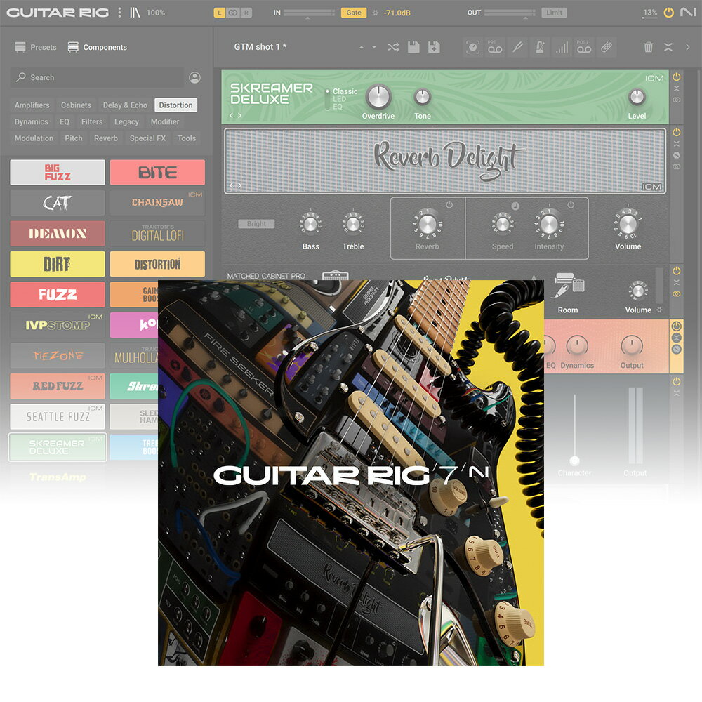 Native Instruments Guitar Rig 7 Pro【ダウンロード版/メール納品】【50%オフ 半額セール ～7/31】