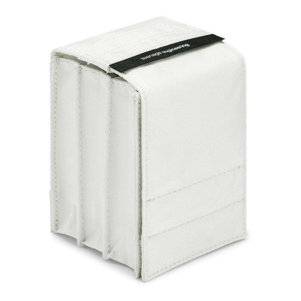 Teenage Engineering field accordion bag white