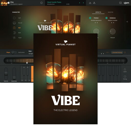UJAM Virtual Pianist VIBE【ダウンロード商品/メール納品】 UJAM Virtual Pianist VIBE【ダウンロード商品/メール納品】