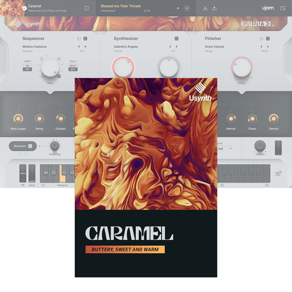 UJAM Usynth CARAMEL【ダウンロード版/メール納品】