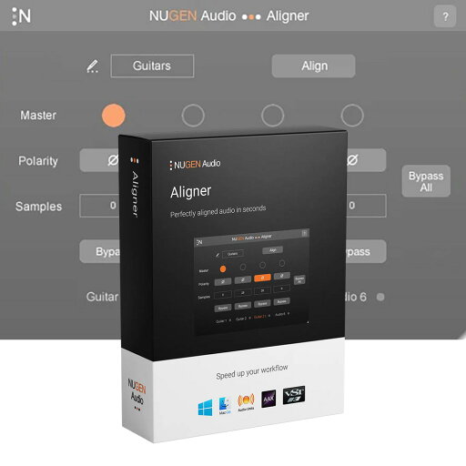 NUGEN Audio Aligner 【ダウンロード版/メール納品】 NUGEN Audio Aligner 【ダウンロード版/メール納品】