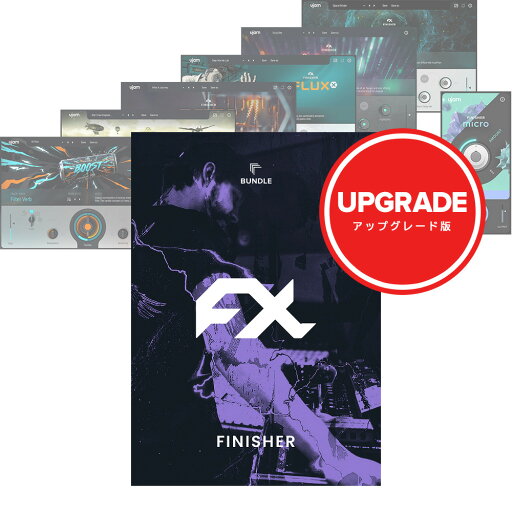 UJAM Finisher Bundle アップグレード版 (Finisher シリーズを3製品以上お持ちの方が対象. ※Finisher Microを除く) 【ダウンロード版/アップグレード版/メール納品】 UJAM Finisher Bundle アップグレード版 (Finisher シリーズを3製品以上お持ちの方が対象. ※Finisher Microを除く) 【ダウンロード版/アップグレード版/メール納品】