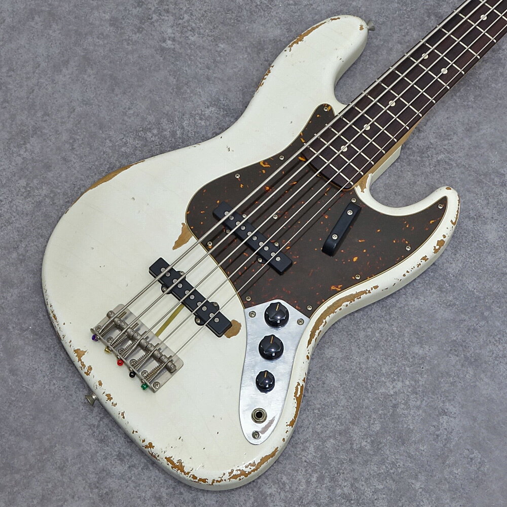 Fullertone Guitars JAY-BEE 60 5st Heavy Rusted Vintage White 2306583【実物画像】