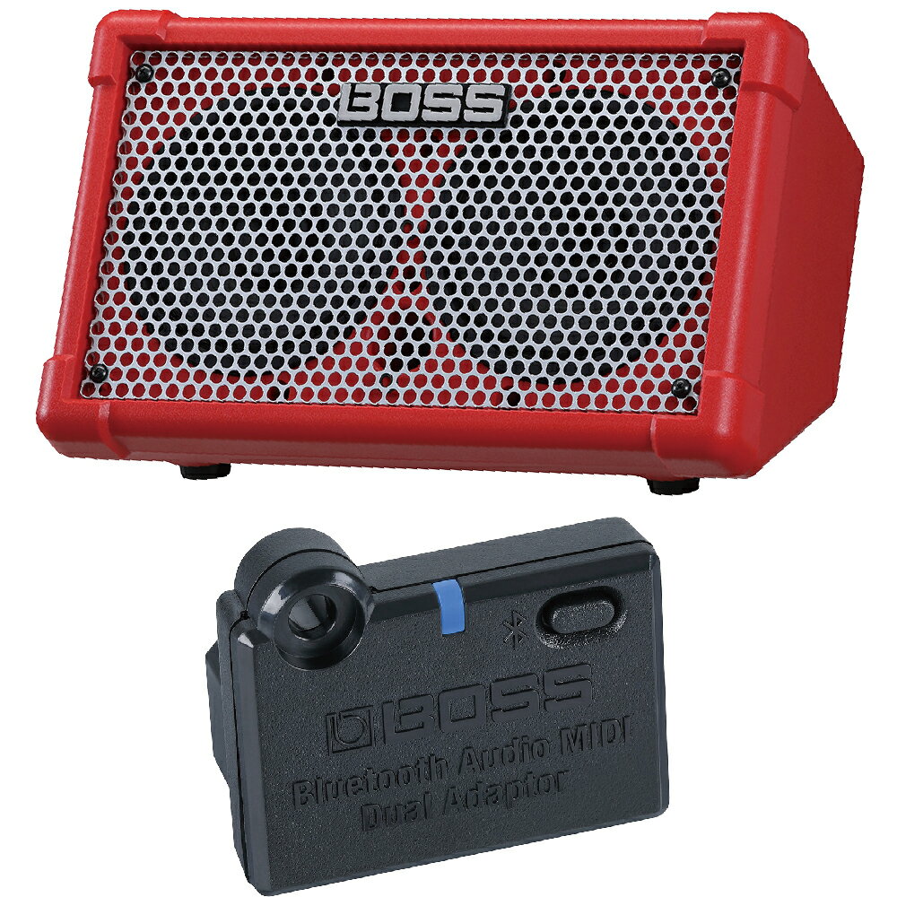 BOSS CUBE Street II Red 【ワイヤレス拡張セット】ボス モバイルアンプ [CUBE-ST2-R]