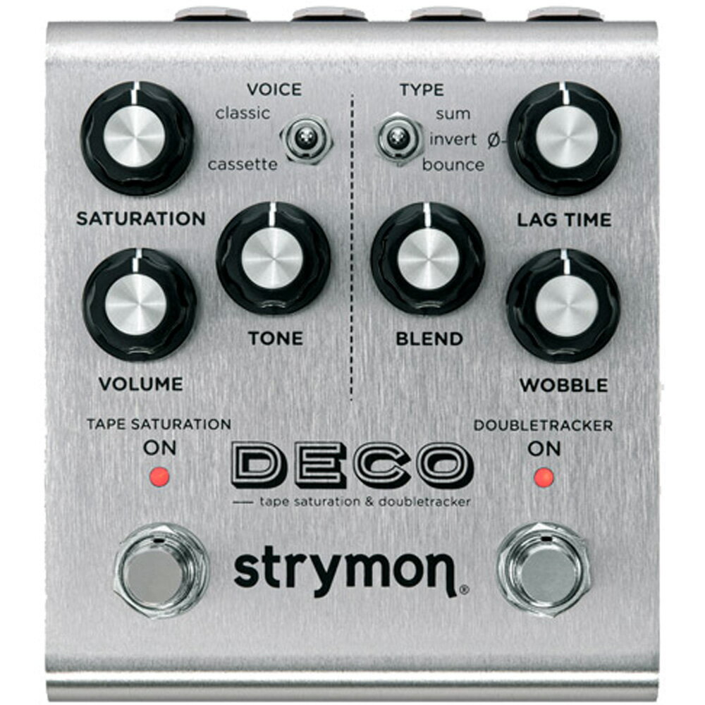 strymon DECO V2 [tape saturation & doubletracker] ストライモン テープサチュレーション